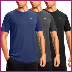 Polyester Spandex Quick Dry T-Shirt for Workout Running Gym